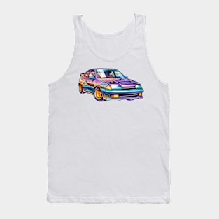 90s Retro Car Tank Top